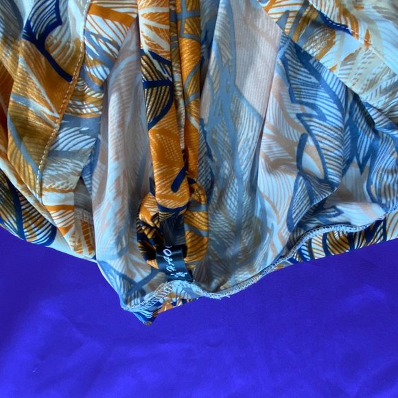 NWOT๐ Haoohu Retro Style Feather Print Dress - Picture 13 of 16